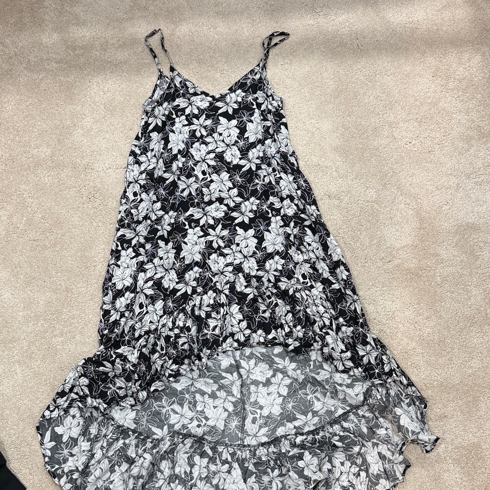 Raviya Black and White Floral Dress